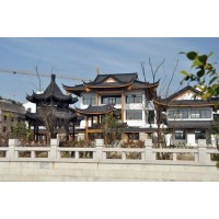 中式仿古建筑及门窗 可定制建筑装饰 悦达古风装饰装修