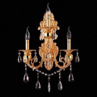 中山古镇万柏灯饰美式灯具A1001-2W欧式现代家装酒店照明灯 lighting wall lamp